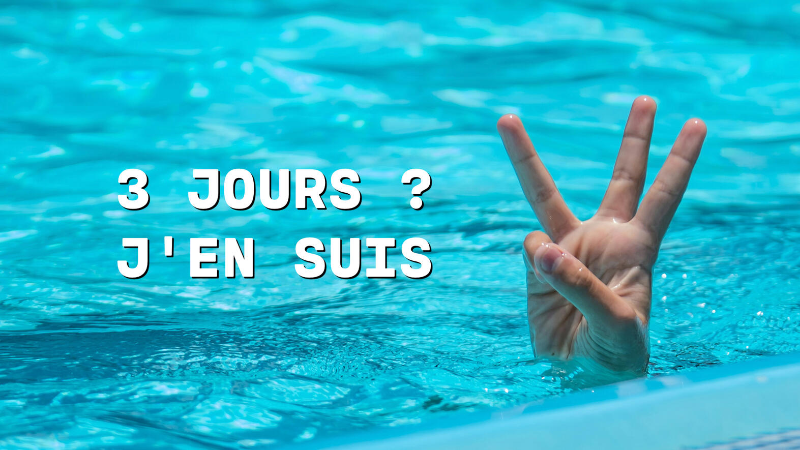 Semaine de 3 jours • 3 jours ? j'en suis