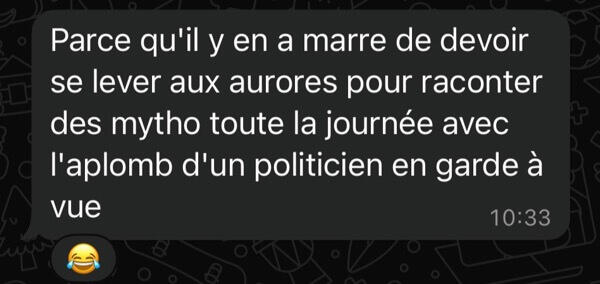 Semaine de 3 jours • 3 jours ? j'en suis